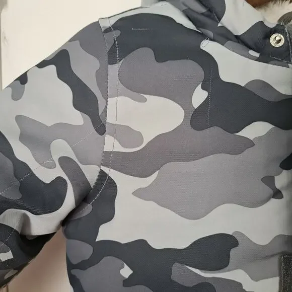 Cat & Jack Toddler Boys Camo Full Zip Puffer Winter Coat 3T - Picture 9 of 10